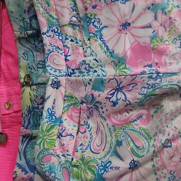 VEUC sz 4 Lilly Pulitzer 5" Buttercup Knit Shorts - Picture 8 of 9